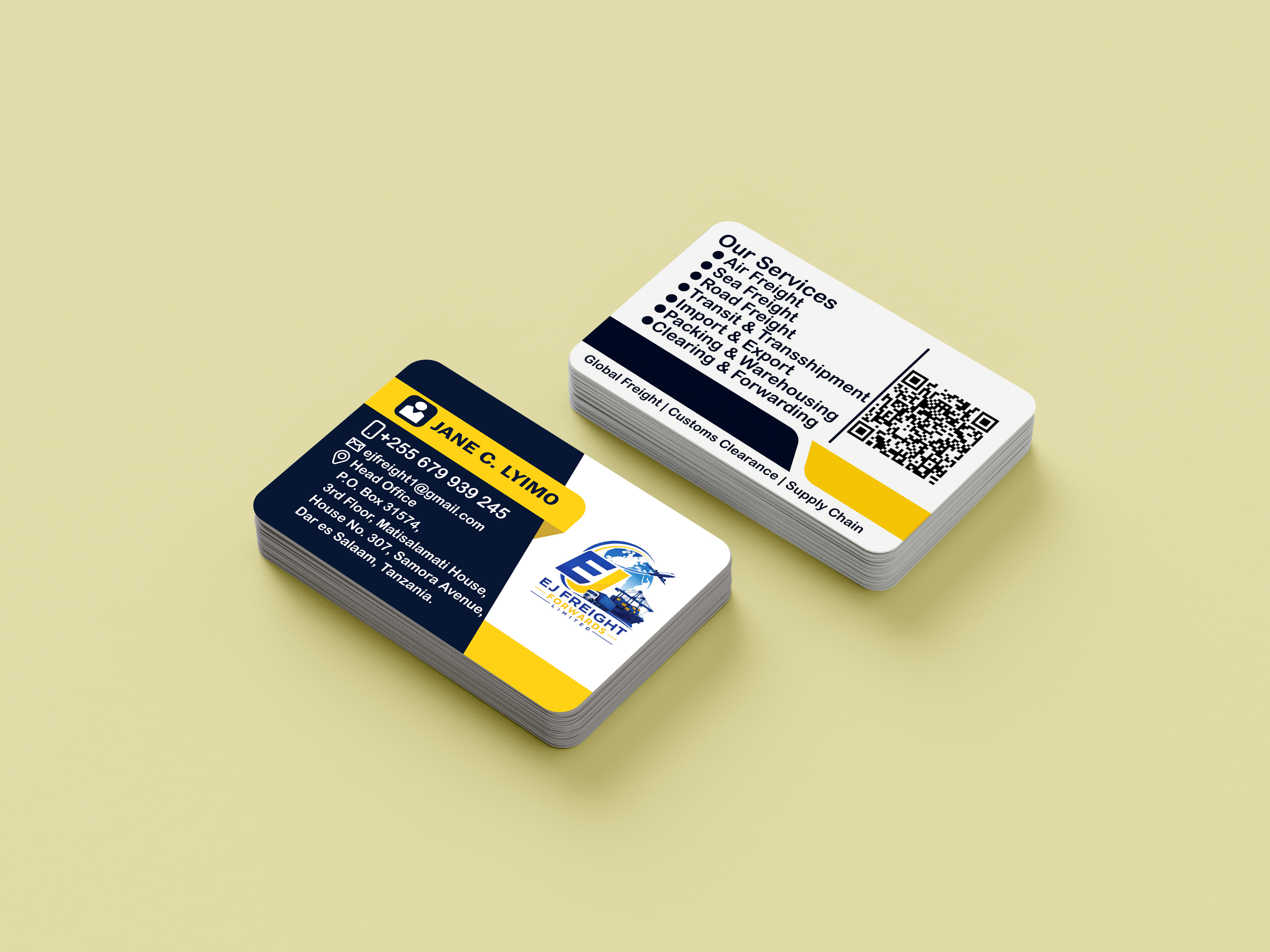 DACOLE business card design